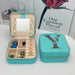 Jewelry Box Organizer with Mirror Portable Storage Case - Y