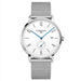 Automatic Wristwatch with Calendar Subdial Classic - Silver Steel