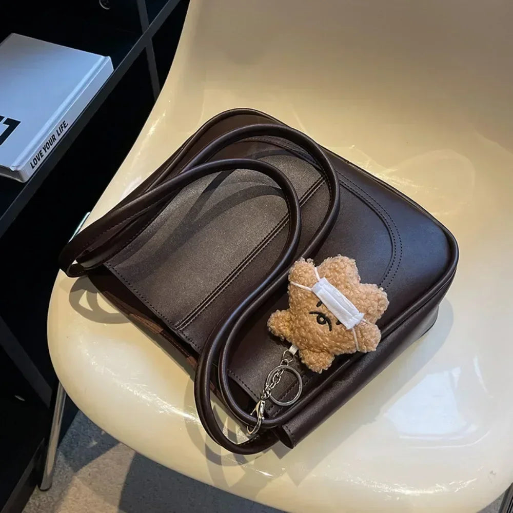 High End Texture Large Capacity Bucket Bag Everyday