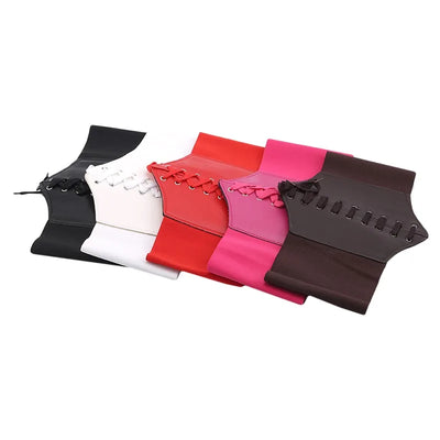 Lace Up Corset Waist Belt for Women Slimming Girdle