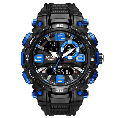 Sport Digital Analogue Wristwatch with Stopwatch