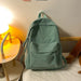 Waterproof Travel Backpack with Front Pocket Design - Green