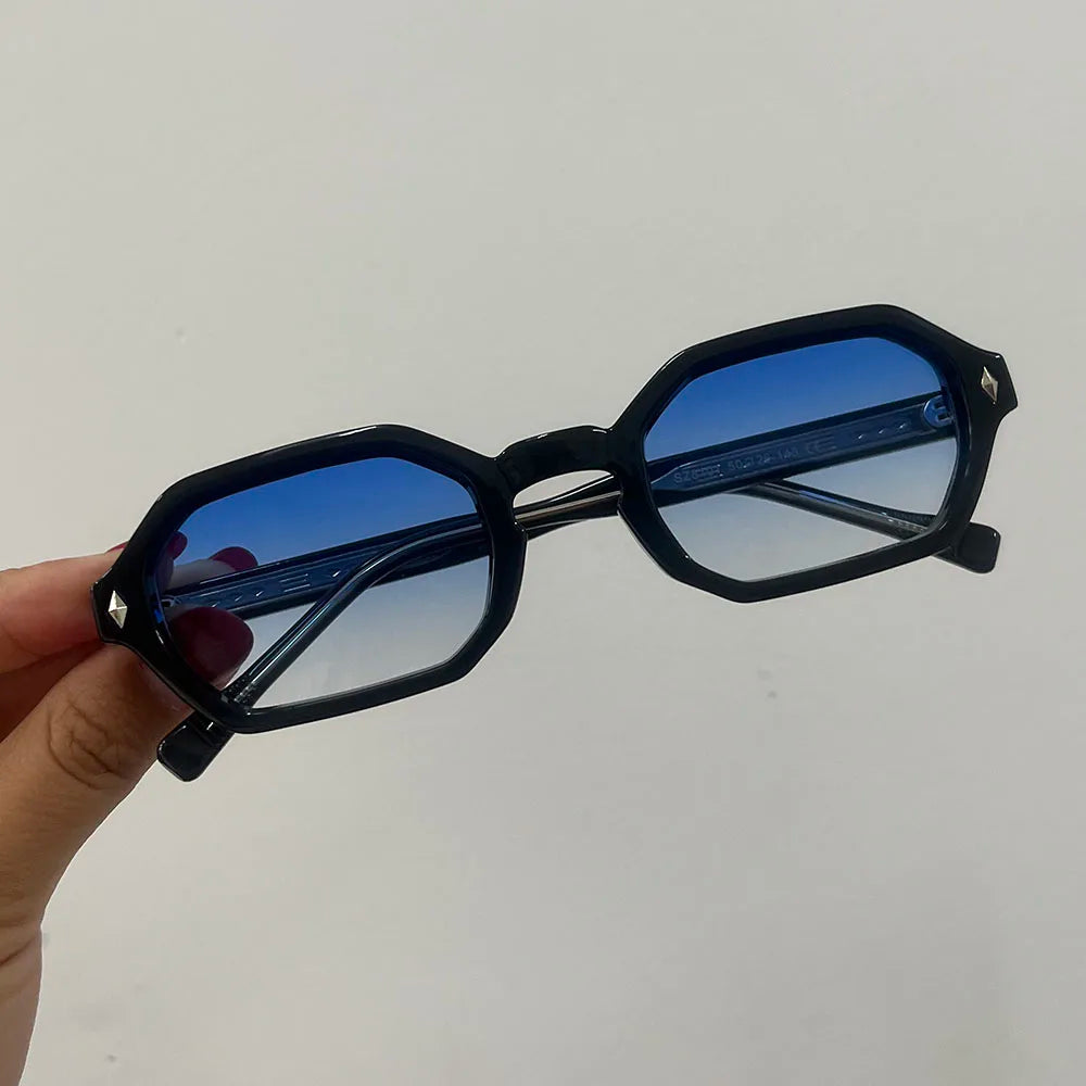 Hexagon Sunglass with UV400 Lenses for Everyday Wear