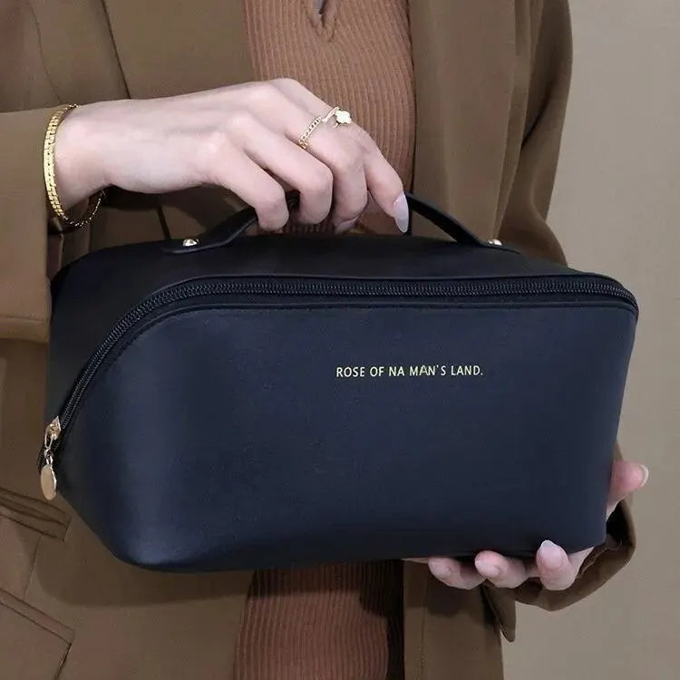 Silk Soft Cosmetic Organizer Case for Travel and Beauty