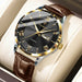 Watch Classic Roman Quartz Dial Strap Prestige Limited - Gold Black
