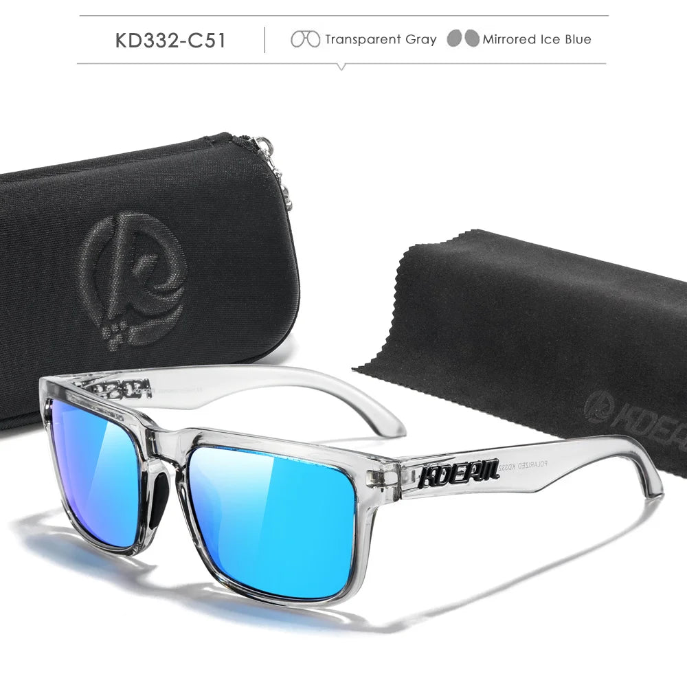Sunglasses Square Frame Polarized UV400 Outdoor