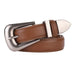 Belt with Classic Buckle for Everyday Wear And Dress - Burnt Orange V2
