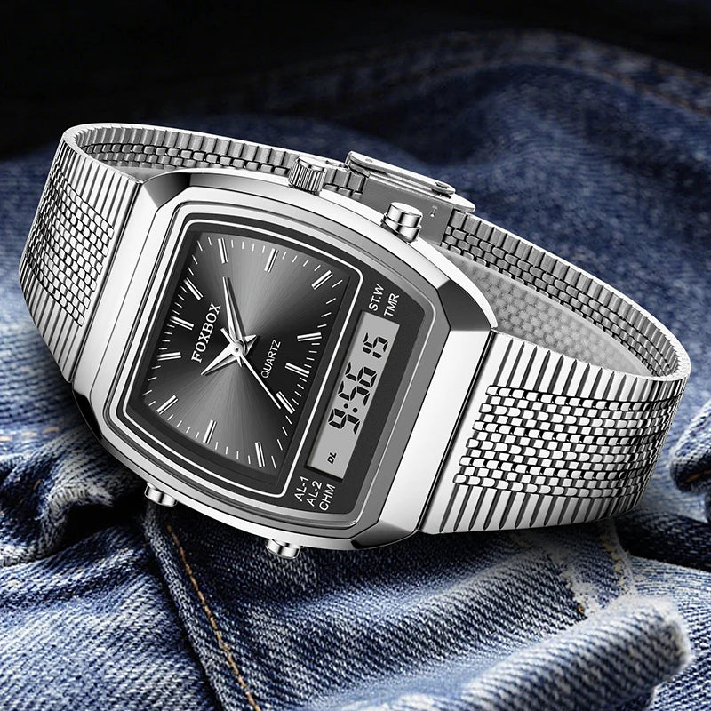 Digital Wristwatch with Luminous Display 30M Waterproof