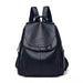 Backpack with Ample Capacity Laptop Interlayer - Dark Blue