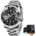 Wristwatch Quartz Diver - Silver Black