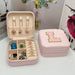 Initial Letter Jewelry Storage Box Travel Organizer - L