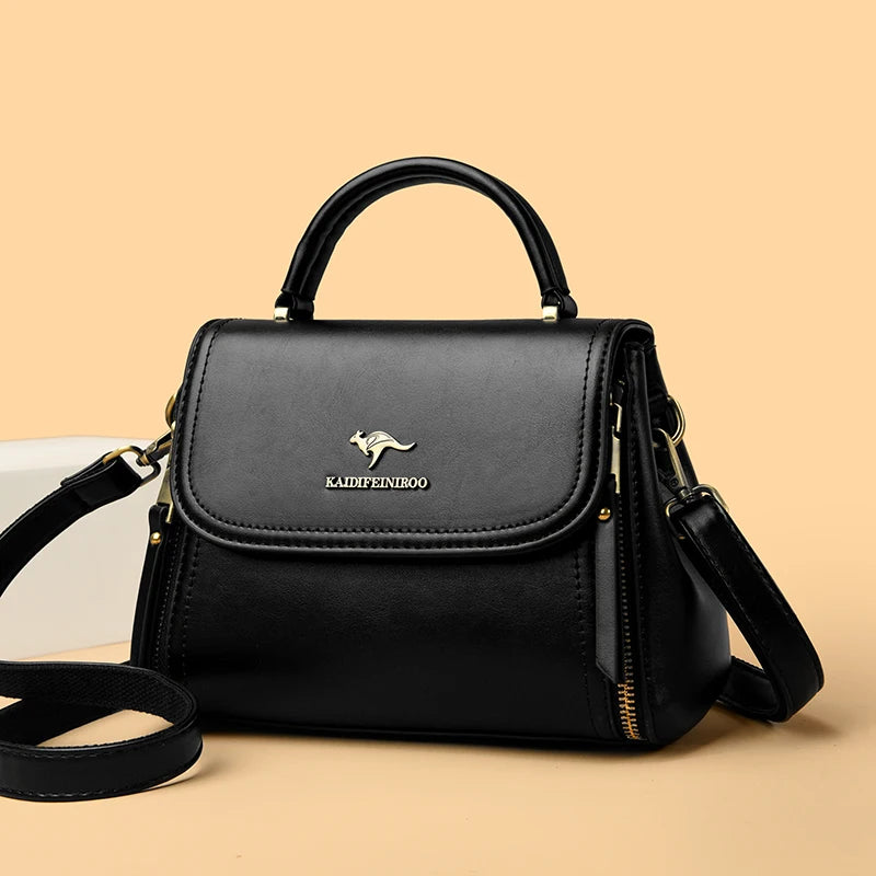 Top Handle Satchel Bag with Shoulder Strap Classic