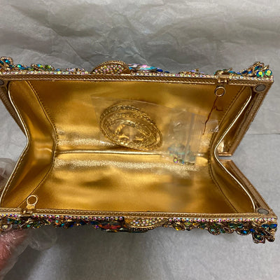 Handbag Minaudiere Crystal Clutch for Evening Events - WO2MEN