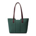 Refined Structured Day Tote for Office and Everyday Use - Green