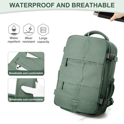 Cabin Size Travel Backpack With Shoe Compartment Deluxe
