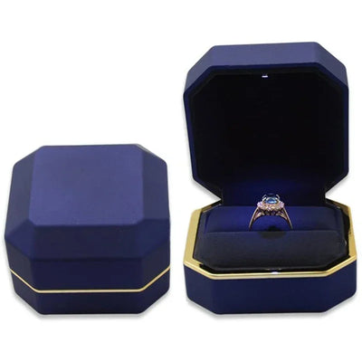 Luxury Ring Box with LED Light for Engagement