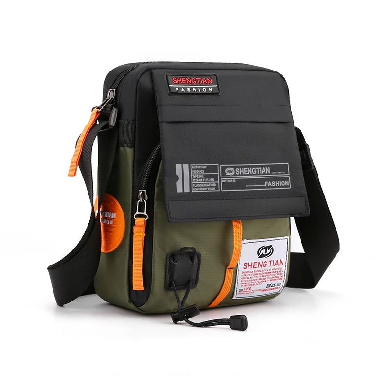 Oxford Style Mens Crossbody Messenger Bag Waterproof