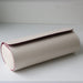 Watch Roll Three Slot Travel Case for Daily Use - 3 Slot White