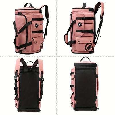 Backpack For Outdoors With Dual Pocket System Straps - WO2MEN