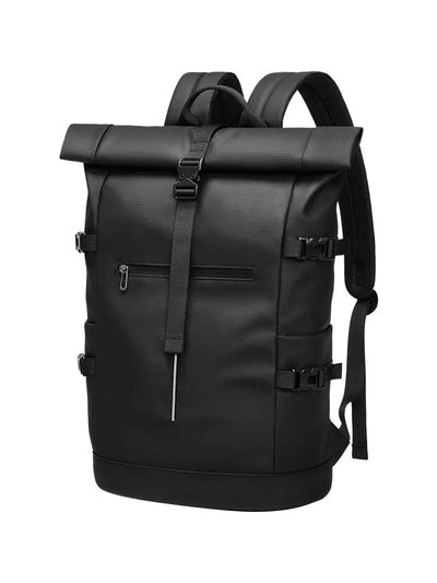 Travel Backpack Roll Top with Front Pocket Spacious