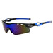 Cycling Sunglasses Mirrored Lens for Outdoor Sports - Four