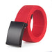 Tactical Outdoor Belt for Men Adjustable Waistband - Red