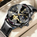 Chronograph Watch for Everyday Precision and Style - Black Black
