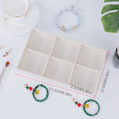 Flocking Jewelry Box Organizer Tray for Jewelry Storage - WO2MEN