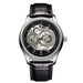 Watch Skeleton Dial Mechanical Wristwatch Everyday Wear - Black