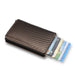 RFID Shield Cardholder Wallet for Slim Card Security - Carbon Bronze