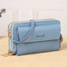 Crossbody Bag with Dual Zippered Compartments Daily - Blue