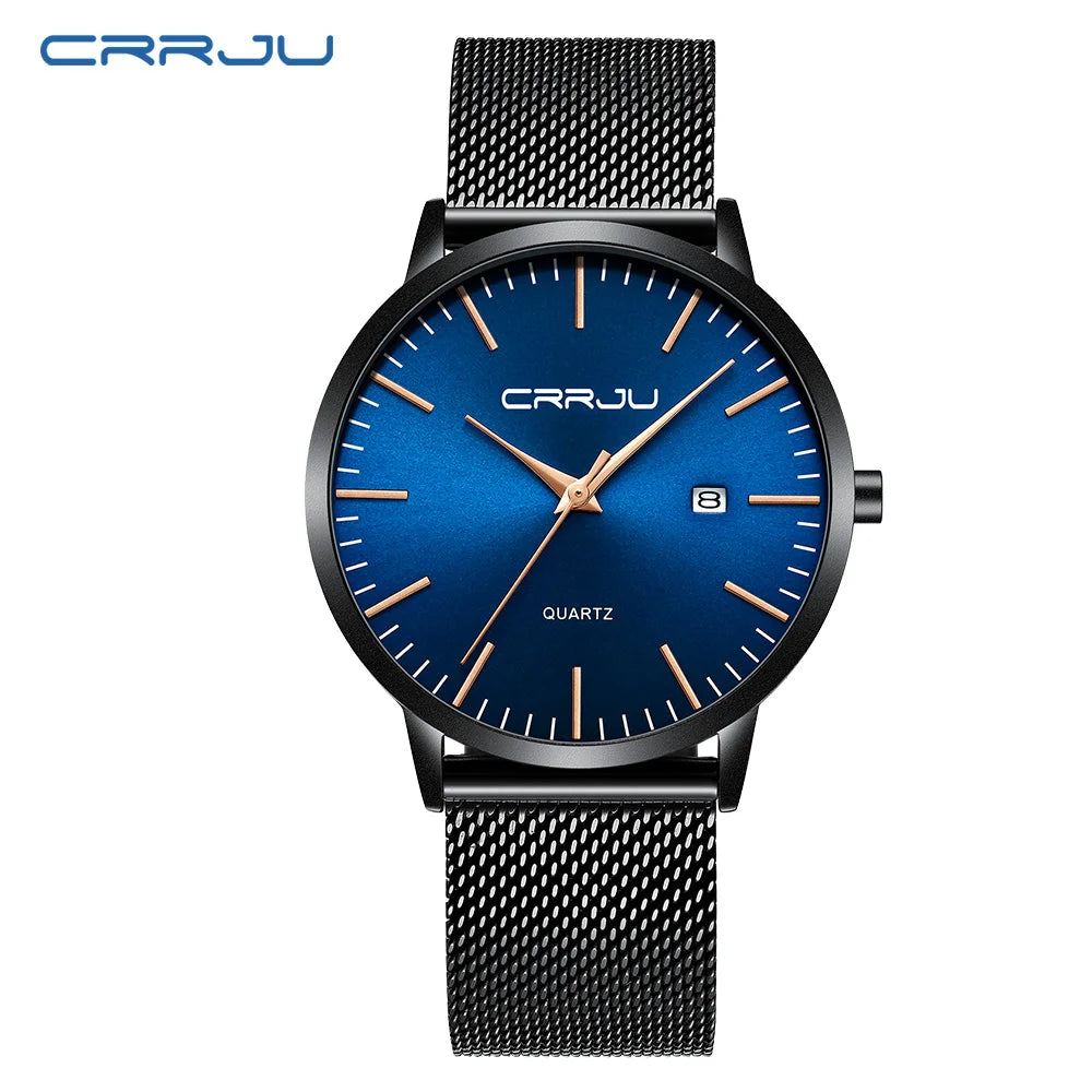Silk Mesh Dial Timepiece With Calendar Window Luxe Neo