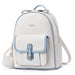 Casual Travel Mini Backpack Rucksack Everyday Satchel - White