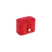 Jewelry Box Compact Ring Storage Case for Studs Mini - Red