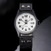 Analog Quartz Wristwatch Calendar Date Window - Black White