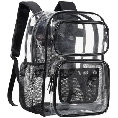 Transparent Backpack Large Capacity with Pockets