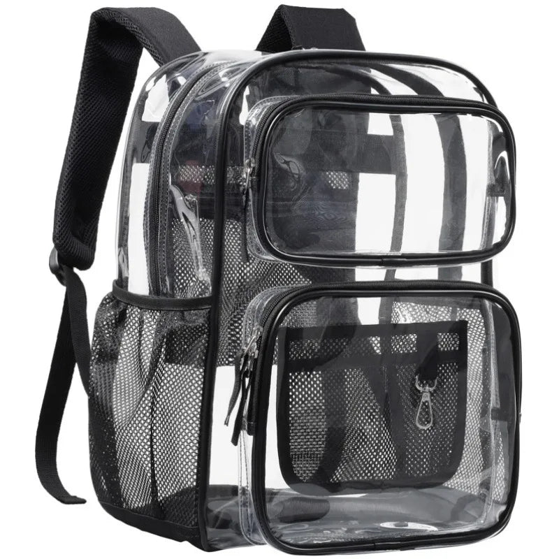 Transparent Backpack Large Capacity with Pockets