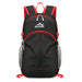 Ultralight Hiking Backpack Foldable for Outdoor Travel - Black