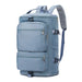 Waterproof Travel Backpack with Luggage Strap System - Sky Blue