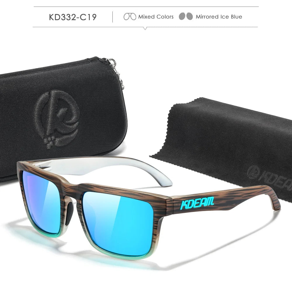 Sunglasses Square Frame Polarized UV400 Outdoor