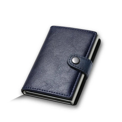 Minimal Card Holder Wallet with Quick Pop Up Access - WO2MEN