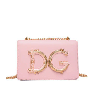 Ornate Monogram Chain Bag with Petite Silhouette Detail