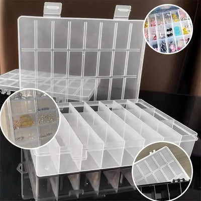 24 Grid Jewelry Display Organizer Box for Small Items