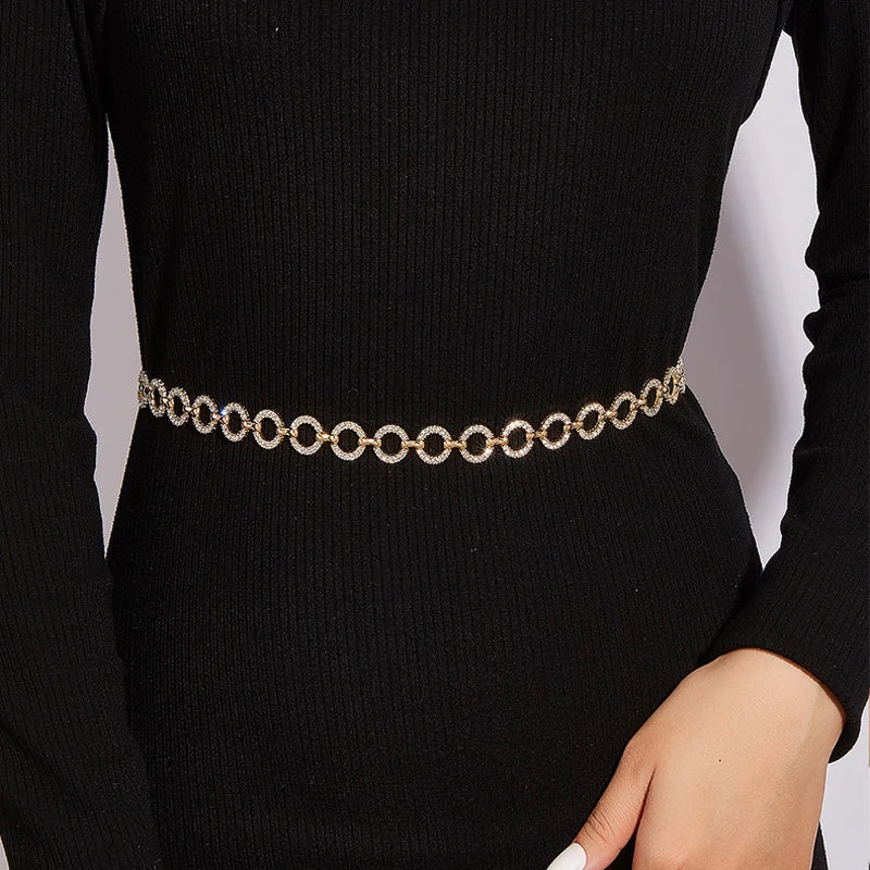 Waist Chain Belt Interlocking Circular Links Pro