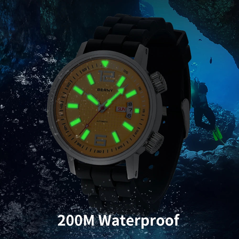 Diver Automatic Watch for Adventure and Daily Precision - WO2MEN