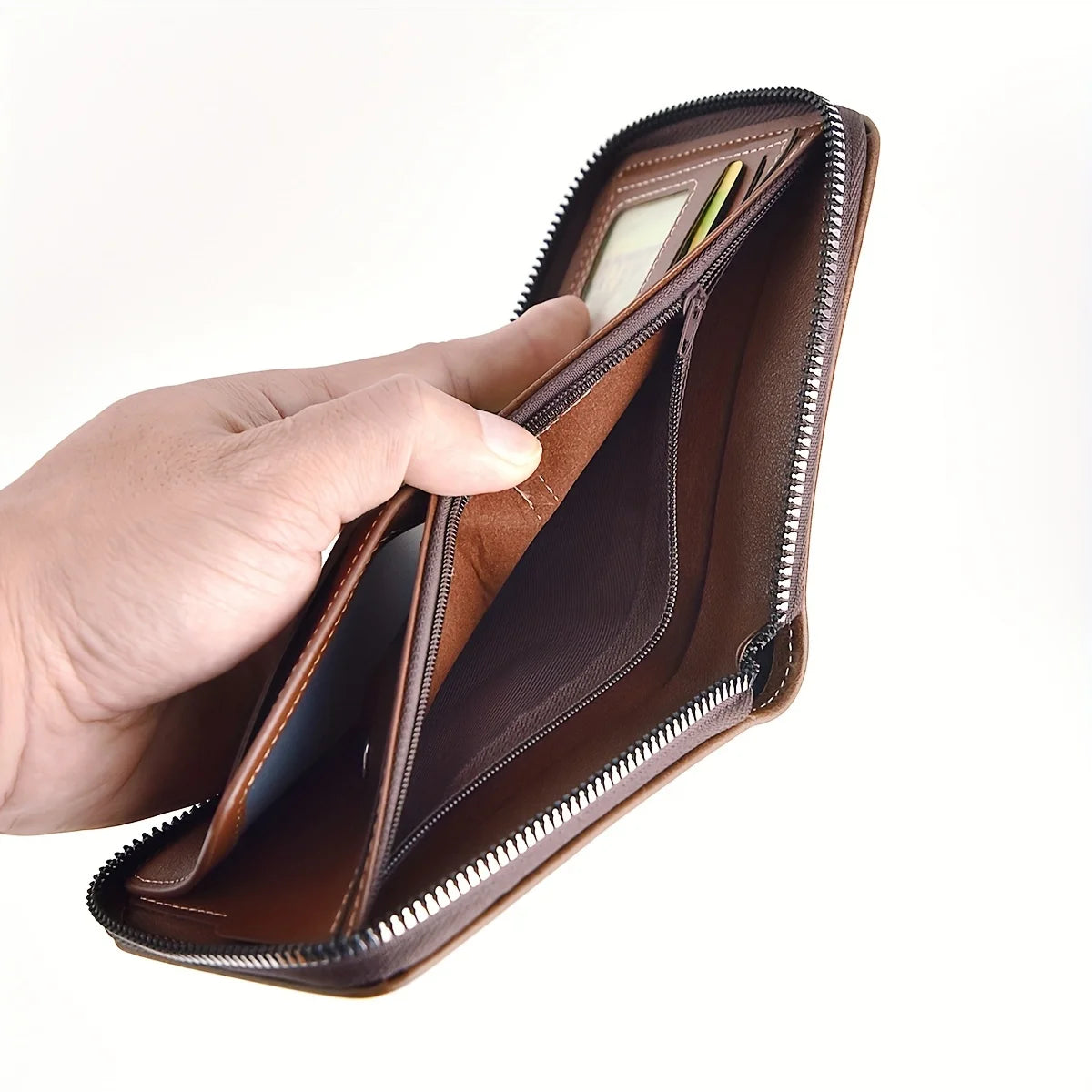 Classic PU Leather Men's Wallet – Short & Functional