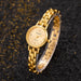 Watch with Bracelet Strap Quartz for Women Small Dial - Gold