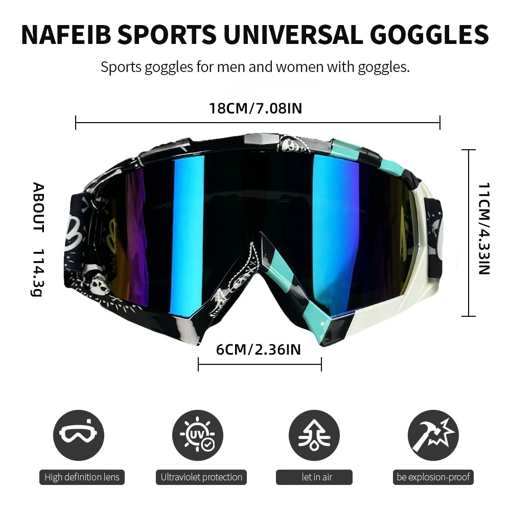 Goggles With HD Lens And Anti Fog for Motocross