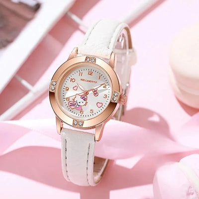 Watch With Playful Cartoon Motifs and Stone Accents - WO2MEN