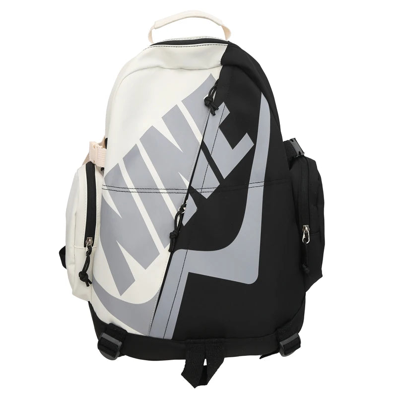 Backpack with Distinct Letter Pattern Embossing